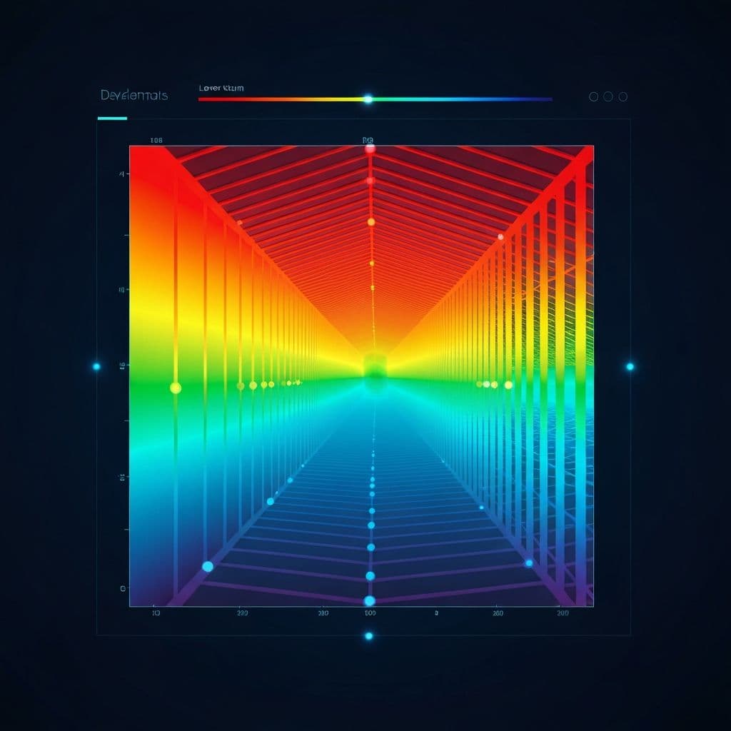 高さ方向の温度分布データ可視化